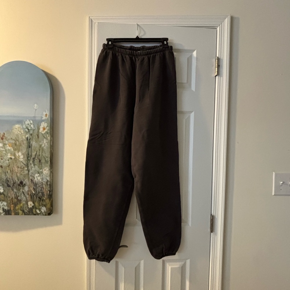 Joah Brown Womens Dark Brown Joggers